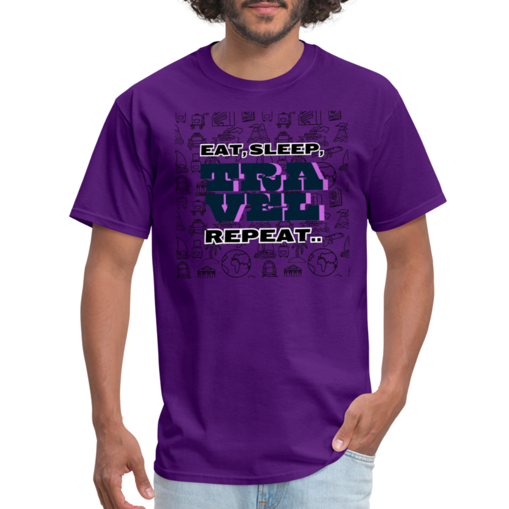 TRAVEL TSHIRT - purple