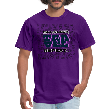 TRAVEL TSHIRT - purple