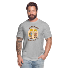 Unisex Jersey T-Shirt by Bella + Canvas - heather gray