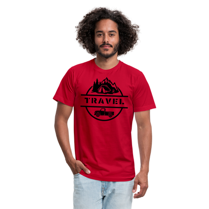 Unisex Jersey T-Shirt by Bella + Canvas - red