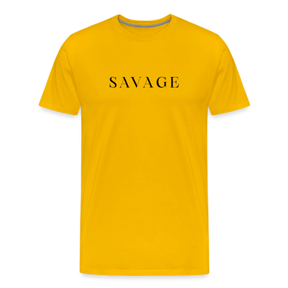 The Sovereign Line T-Shirt - sun yellow