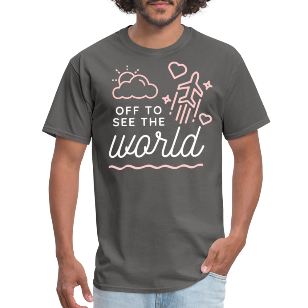 TRAVEL TSHIRT - charcoal