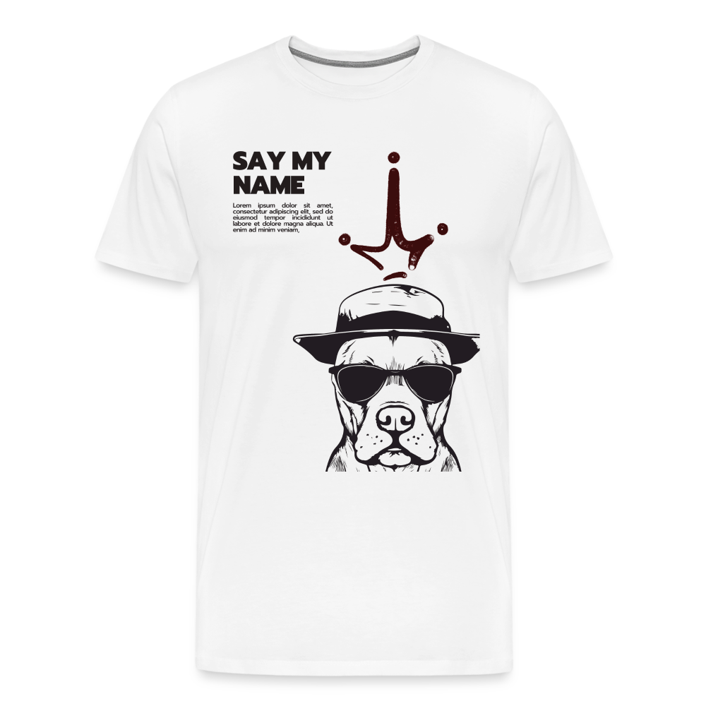 Men's Premium T-Shirt - white