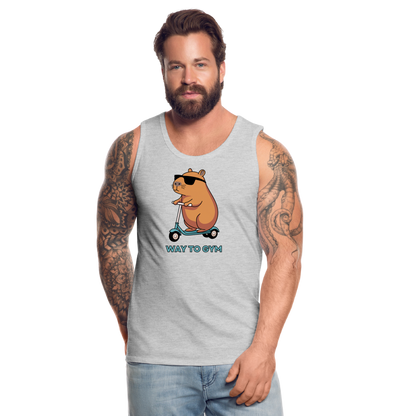 Men’s Premium Tank - heather gray