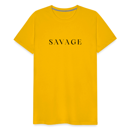 The Sovereign Line T-Shirt - sun yellow