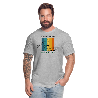 Unisex Jersey T-Shirt by Bella + Canvas - heather gray