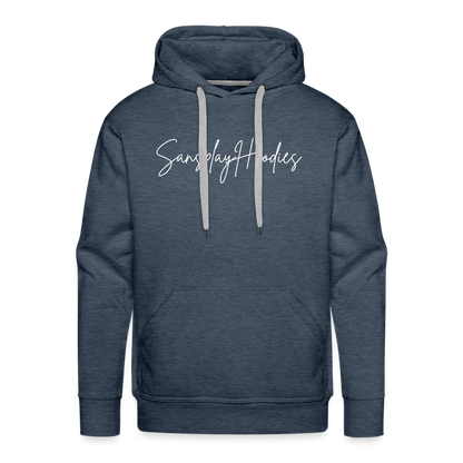 The Paragon Premium Hoodie - heather denim