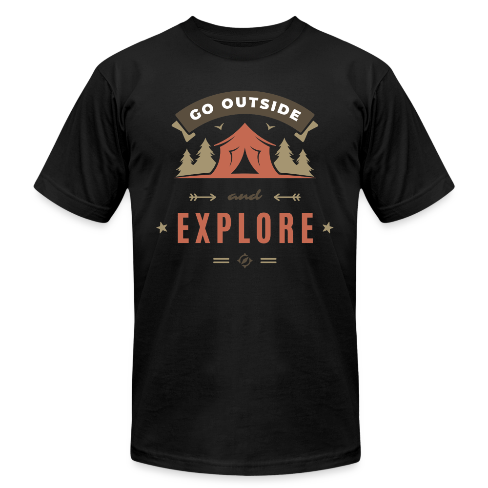 Unisex Jersey T-Shirt by Bella + Canvas - black