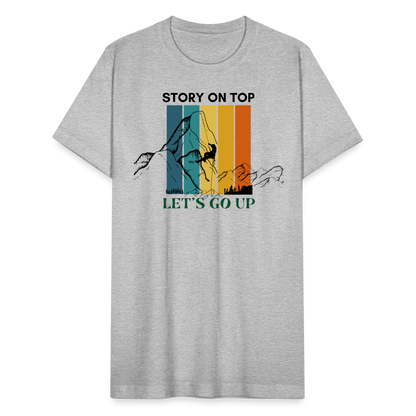 Unisex Jersey T-Shirt by Bella + Canvas - heather gray