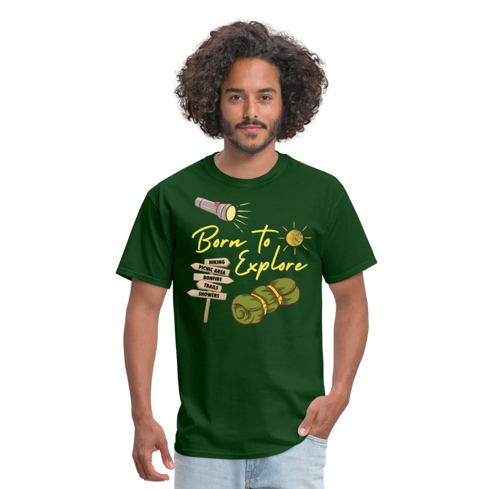 TRAVEL TSHIRT - forest green