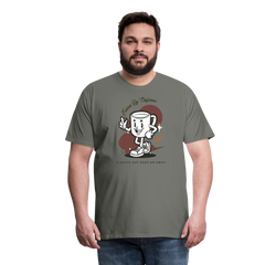 Men's Premium T-Shirt - asphalt gray