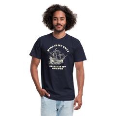 Unisex Jersey T-Shirt by Bella + Canvas - navy