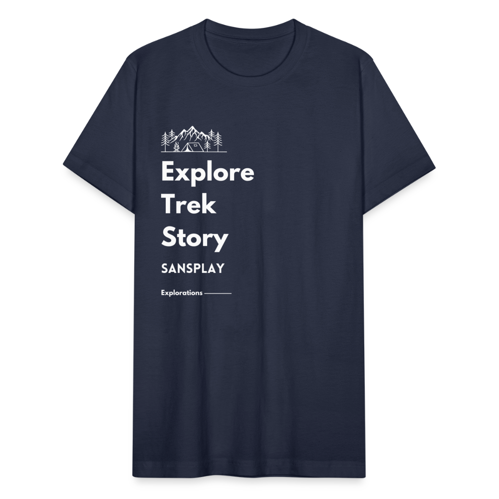 Unisex Jersey T-Shirt by Bella + Canvas - navy