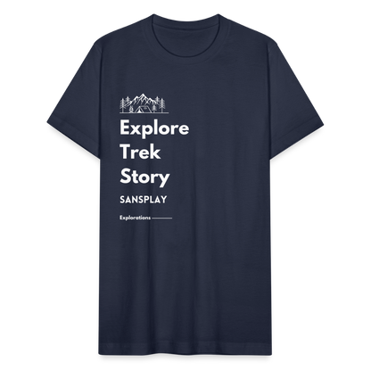 Unisex Jersey T-Shirt by Bella + Canvas - navy