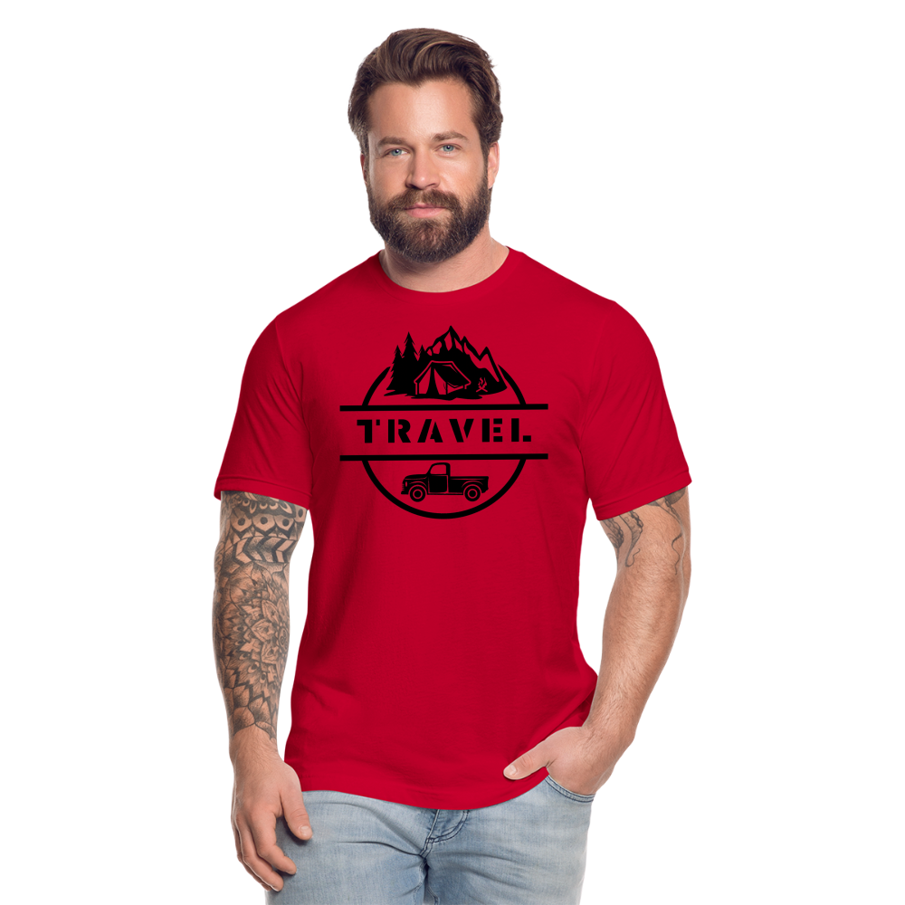 Unisex Jersey T-Shirt by Bella + Canvas - red