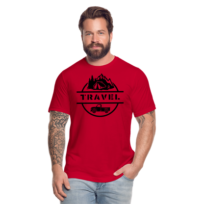 Unisex Jersey T-Shirt by Bella + Canvas - red