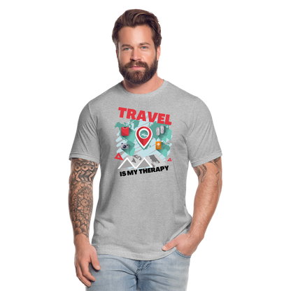 Unisex Jersey T-Shirt by Bella + Canvas - heather gray