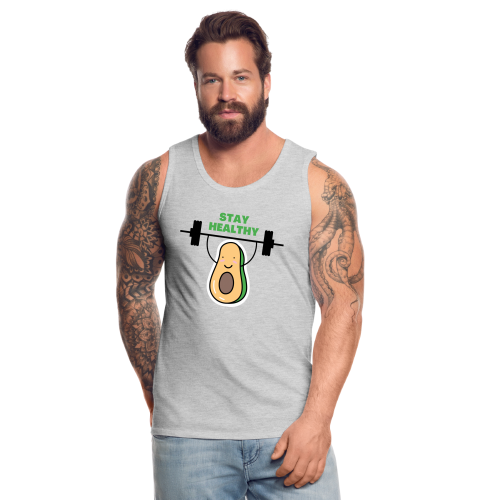Men’s Premium Tank - heather gray