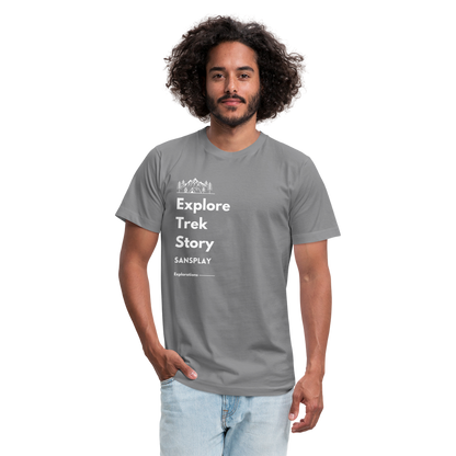 Unisex Jersey T-Shirt by Bella + Canvas - slate