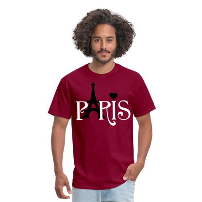 TRAVEL TSHIRT - burgundy