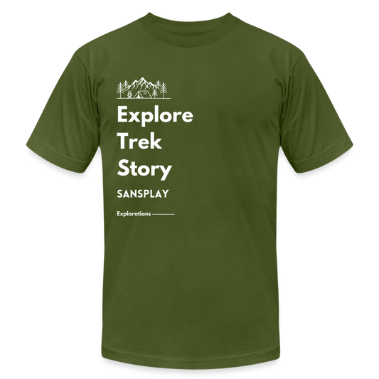 Unisex Jersey T-Shirt by Bella + Canvas - olive