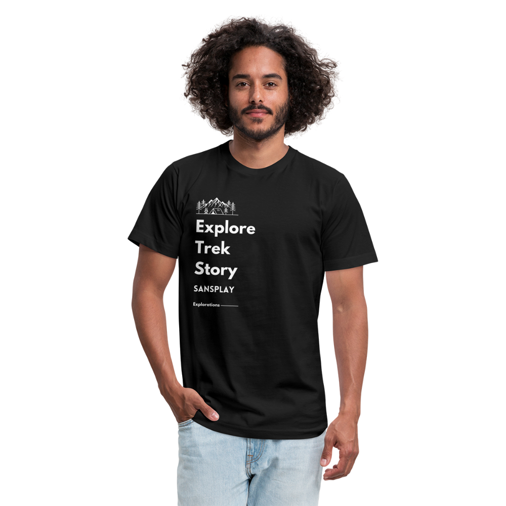 Unisex Jersey T-Shirt by Bella + Canvas - black