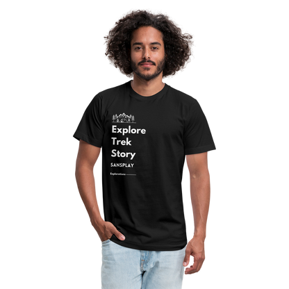 Unisex Jersey T-Shirt by Bella + Canvas - black