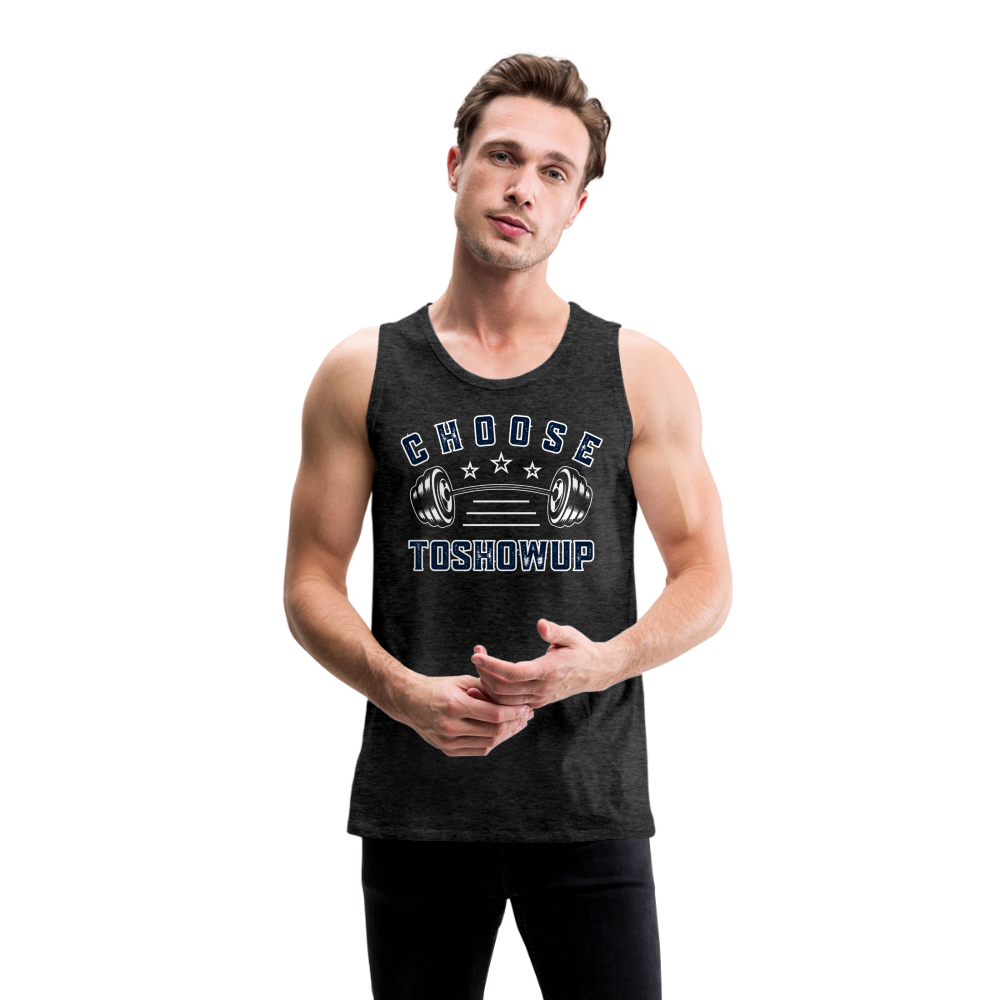 Men’s Premium Tank - charcoal grey