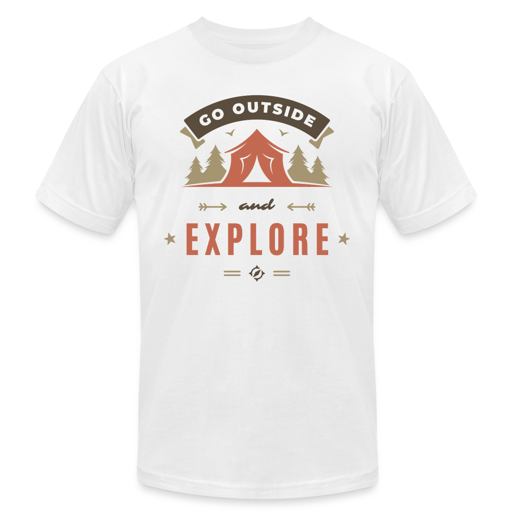 Unisex Jersey T-Shirt by Bella + Canvas - white