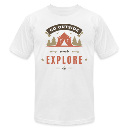 Unisex Jersey T-Shirt by Bella + Canvas - white