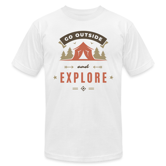 Unisex Jersey T-Shirt by Bella + Canvas - white