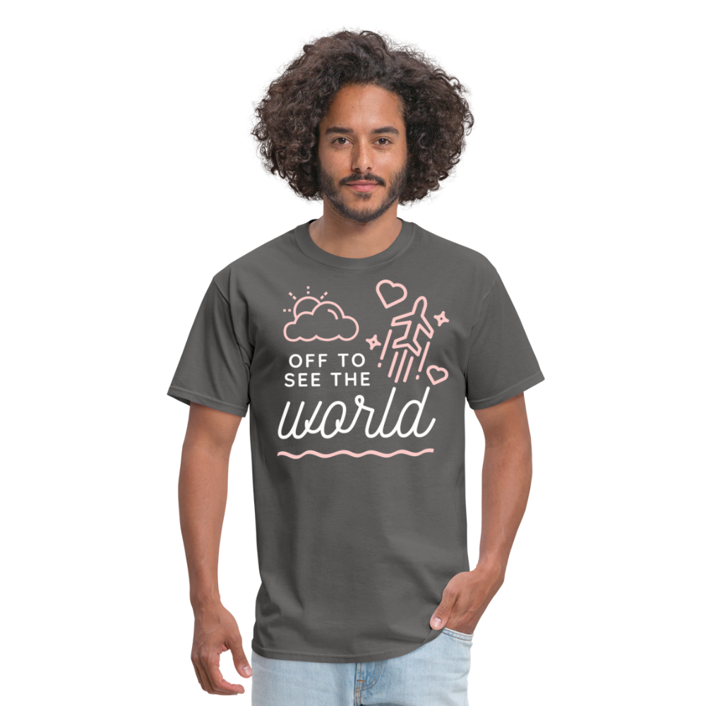 TRAVEL TSHIRT - charcoal