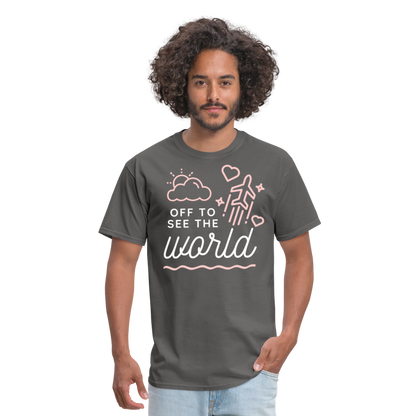 TRAVEL TSHIRT - charcoal