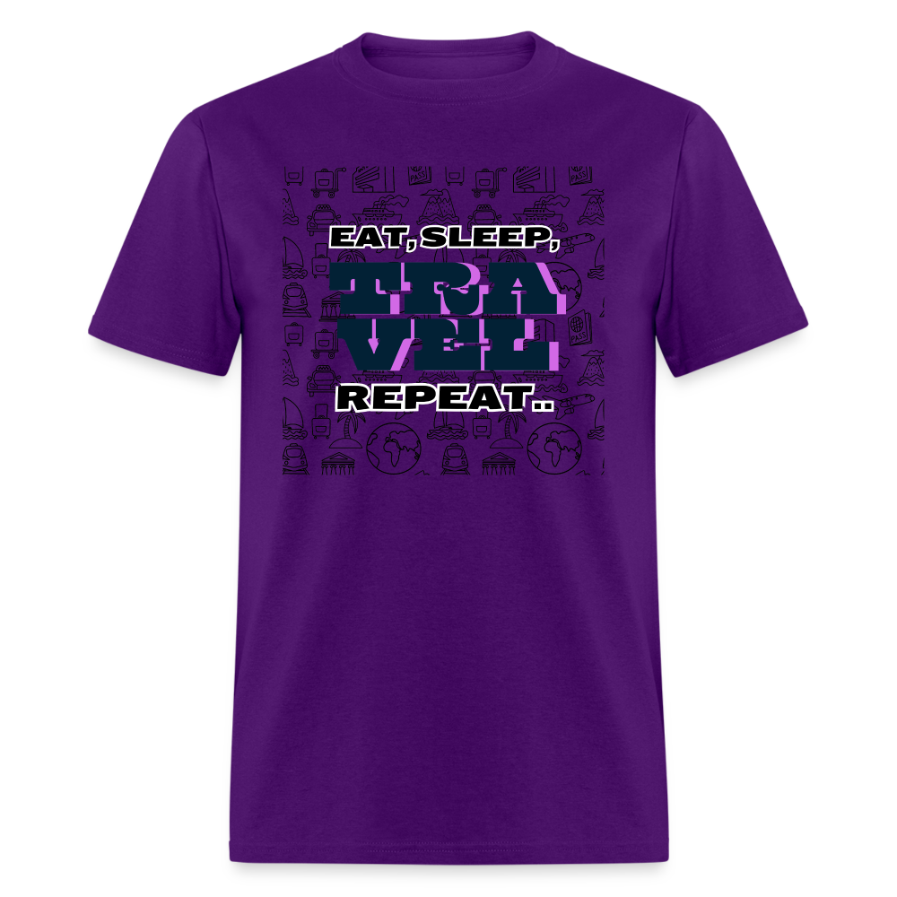 TRAVEL TSHIRT - purple