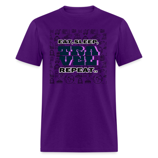 TRAVEL TSHIRT - purple