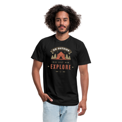 Unisex Jersey T-Shirt by Bella + Canvas - black