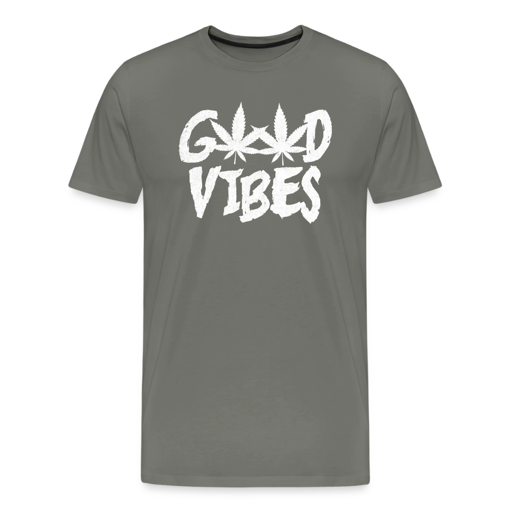 The Signature Stitch Tee - asphalt gray