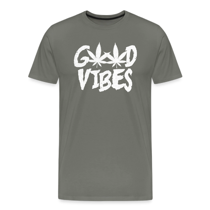 The Signature Stitch Tee - asphalt gray