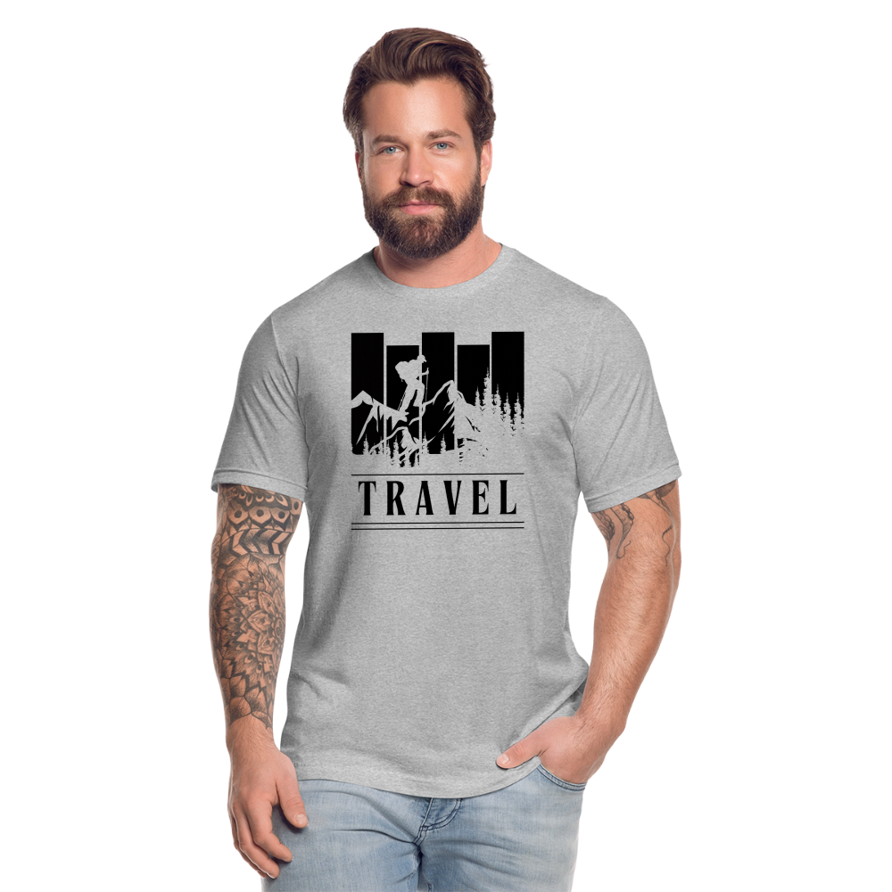 Unisex Jersey T-Shirt by Bella + Canvas - heather gray