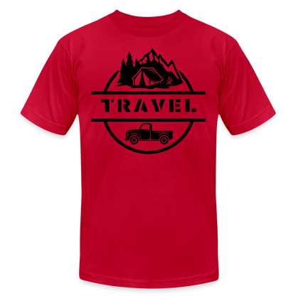 Unisex Jersey T-Shirt by Bella + Canvas - red