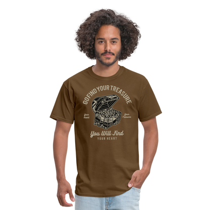 TRAVEL TSHIRT - brown