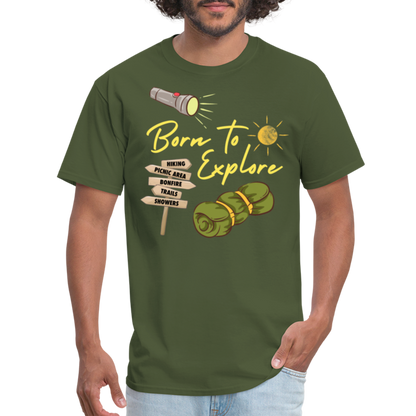 TRAVEL TSHIRT - military green