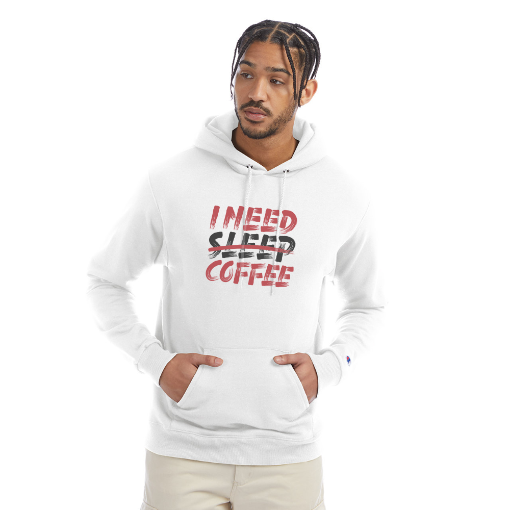 Champion Unisex Powerblend Hoodie - white