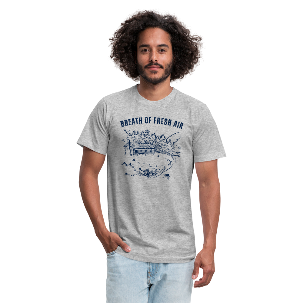 Unisex Jersey T-Shirt by Bella + Canvas - heather gray