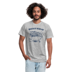 Unisex Jersey T-Shirt by Bella + Canvas - heather gray
