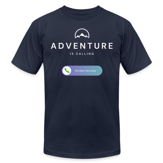 Unisex Jersey T-Shirt by Bella + Canvas - navy