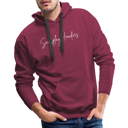 The Sovereign Premium Hoodie - burgundy