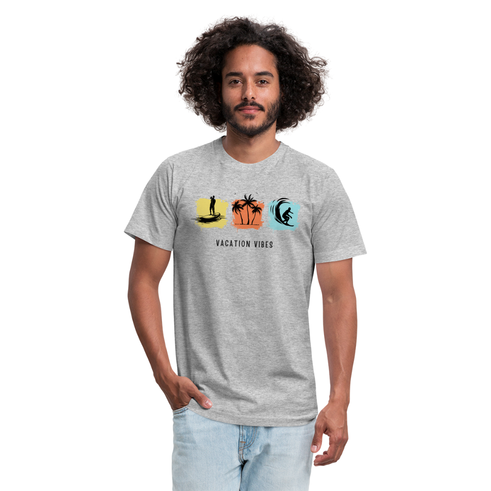 Unisex Jersey T-Shirt by Bella + Canvas - heather gray