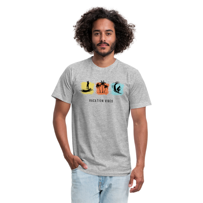 Unisex Jersey T-Shirt by Bella + Canvas - heather gray