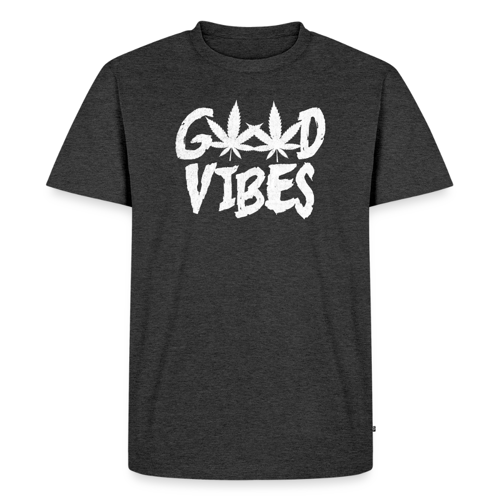 The Signature Stitch Tee - heather anthracite